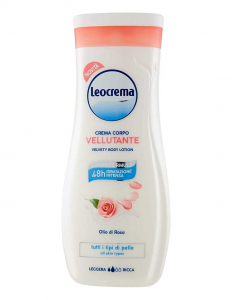 LEOCREMA Crema Corpo Vellutante Olio di Rosa 250ml