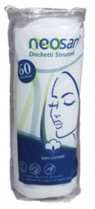 MAKE UP STRUCCANTI DISCHETTI IN COTONE CONF. DA 60PZ. D.6 FATIGATI