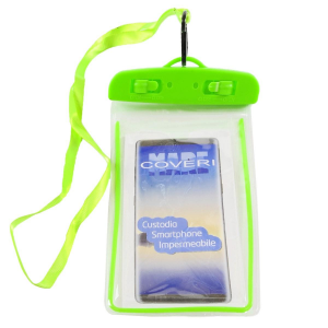 Porta Cellulare Impermeabile Verde cm.10x20