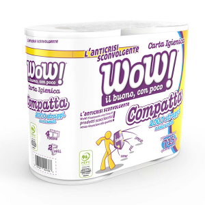 WOW! CARTA IGIENICA Compatta 4 rotoli