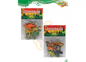 BUSTA DINOSAURI (La confezione include 6 pezzi)