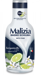 MALIZIA BAGNOSCHIUMA BERGAMOTTO E SALVIA 1000 ML