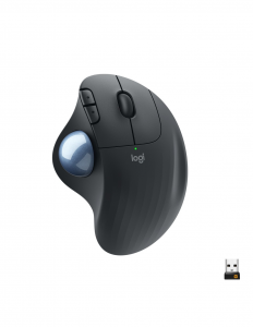 MOUSE LOGITECH ERGO M575 WIRELESS A RF + BLUETOOTH TRACKBALL GRAFITE