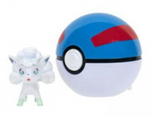 Pokemon Clip'n'Go Poke Balls Alolan Vulpix & Poke Ball 5cm