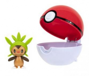Pokemon Clip'n'Go Poke Balls Chespin & Poke Ball 5cm