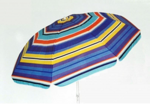 Ombrellone da Mare Spiaggia Giardino 8 Stecche Ischia 180 cm Vari Decori