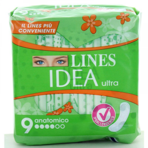 LINES IDEA ULTRA GIORNO ANATOMICO 9 PZ ASSORBENTI