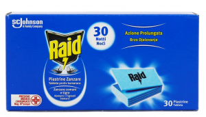 RAID INSETTICIDA NOTTE PIASTRINE 30 PZ