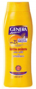 GENERA SUN LATTE SOLARE CON VITAMINA E SPF25 250ML