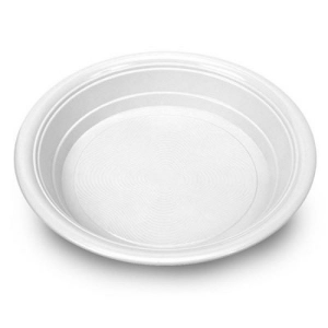 PIATTO IN PLASTICA PIANI BIANCO 700 MR PARTY