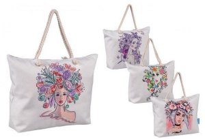 L.COTONE BORSA MARE 55x40x13 LADYFLOWER
