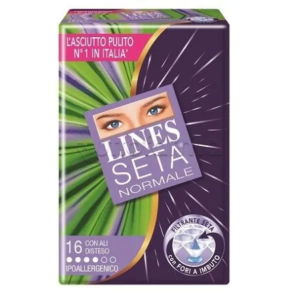 LINES SETA ALI NORMALE 16 PZ. ASSORBENTI