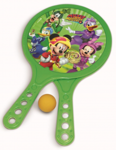 Racchettoni Mickey verdi, 37 cm