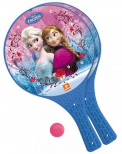 RACCHETTONI IN PLASTICA PERS. FROZEN CON PALLINA IN GOMMA 15026 MONDO