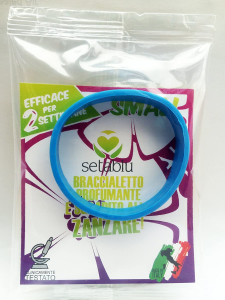 Braccialetto antizanzare alla citronella assort., 1 pz