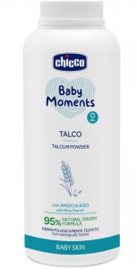 CHICCO BABY MOMENTS TALCO CON AMIDO DI RISO BARATTOLO 150 GRAMMI