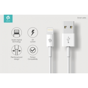 Cavo da usb a lightning 2a devia 1mt rinforzato