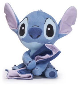 Peluche Lilo & Stitch Stitch con Coperta 25cm