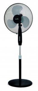 Joyteck Ventilatore a Piantana Gesso 2Kg 3 VelocitÃ  Pale 40cm 45W Nero