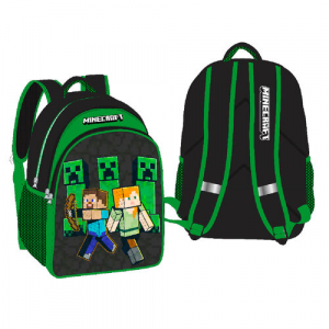 Zaino Minecraft Alex & Steve & Creeper