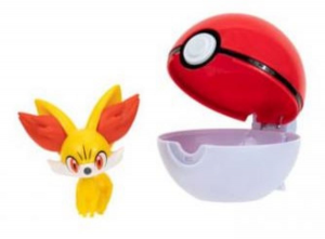Pokemon Clip'n'Go Poke Balls Fennekin & Poke Ball 5cm