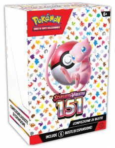 Pokemon Scarlatto e Violetto 3.5 Pokemon 151 Bundle 6 buste