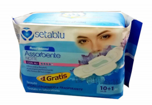 ASSORBENTI SETABLU CON ALI NOTTE CM.28