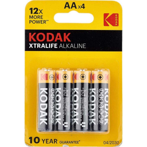 Kodak -batteria alkalina tipo stilo aax4 pezzi