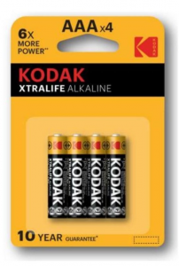 Kodak -batteria alkalina tipo stilo aax4 pezzi