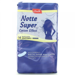 QUIK ASSORBENTI SUPERNOTTE ANATOMICO 14 PZ.