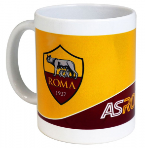 Tazza AS Roma Logo Giallo Rossa