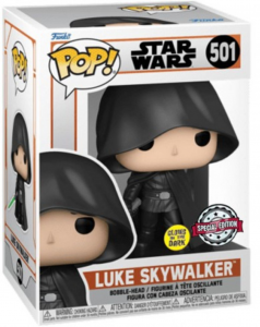Funko POP! SW Mandalorian: Luke Skywalker (501) GITD EXM