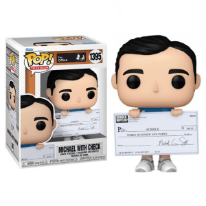 FUNKO POP ! TV THE OFFICE S8 â€“ (1395) MICHAEL W/ CHECK FIGURE VINYL 9CM IN STOCK