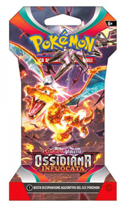 Pokemon Ossidiana Infuocata 1 Busta Paper Sleeve