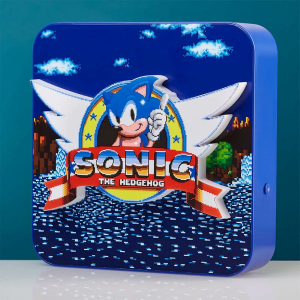 Official Sonic the Hedgehog 3D Desk Lamp / Wall Light