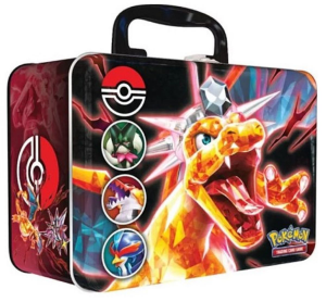Pokemon Valigetta in Metallo Autunno con 6 Bustine