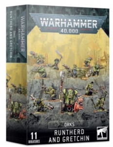 Warhammer 40.000 - Orks - Runtherd and Gretchin