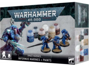 Warhammer Space Marines Infernus Marines + Paints