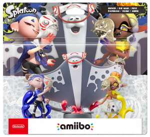 Amiibo Splatoon 3 Pack 3 in 1 Shiver/Big Man/Frye

Amiibo Pinuccia, Morena and Mantaleo (3 in 1) Serie Splatoon