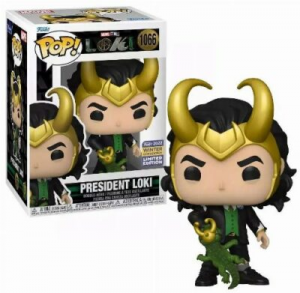 FUNKO POP! MARVEL: LOKI â€“ PRESIDENT LOKI (BITTEN) #1066 (WINTER CONVENTION 2022 EXCLUSIVE)