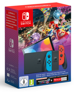 NINTENDO Switch OLED + Mario Kart 8 Deluxe + 3 Mesi Online