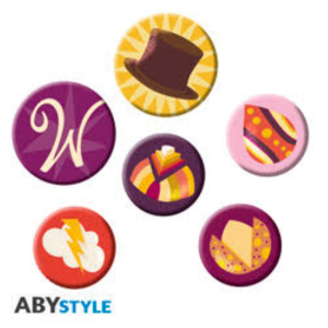 Wonka Pin Spilla Badge: Candies 3cm