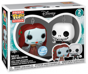 FUNKO KEY Nightmare B.C. Jack Skellington & Sally 2 Pack