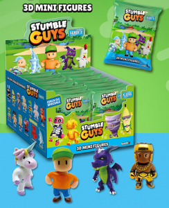 Stumble Guys Minifigures 3D Serie 2 Assortimento 1pz