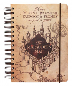 Taccuino A5 Harry Potter Mappa