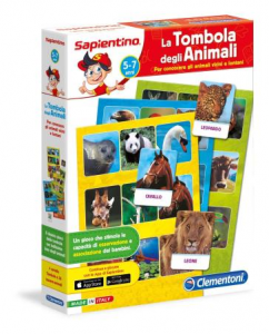 CLEMENTONI PUZZLE GIOCA E IMPARA LA TOMBOLA DEGLI ANIMALI SVILUPPO DELLA MENTE INTELLETTO XAG