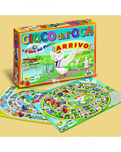 GIOCO DELL'OCA MARCA STELLA CLASSICO CON SEGNAPOSTI IN PLASTICA DADI COLORATI