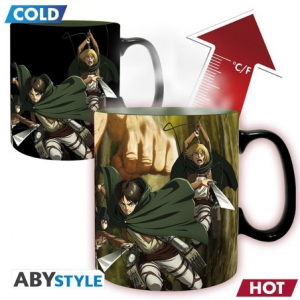 Attack on Titan Tazza Heat Change 460ml: Titan Eren S3