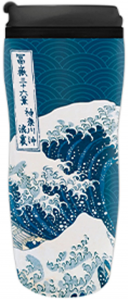Hokusai Travel Mug 500ml: Great Wave