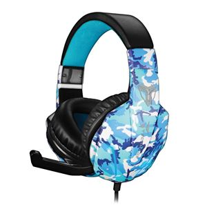 CUFFIA+MIC GAMING TM-FL1-CAMBLU 3.5mm